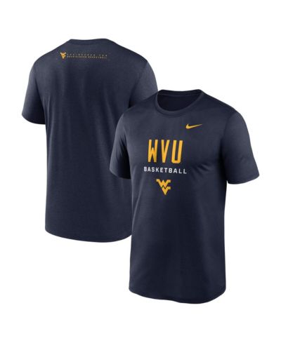 Мужская футболка Nike Navy West Virginia Mountaineers 2025 Courtside Basketball Legend Dri-FIT