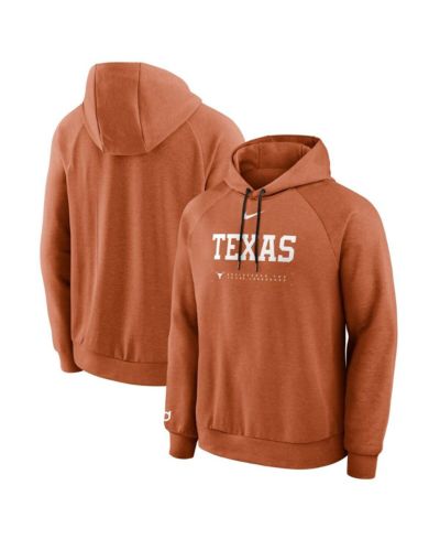 Мужское худи Nike Texas Orange Texas Longhorns 2025 Courtside Basketball Practice Raglan Dri-FIT