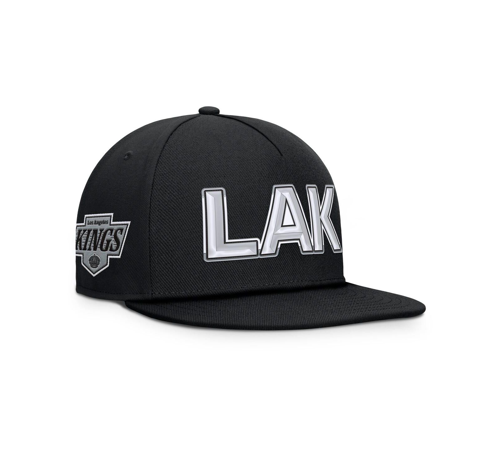 Fanatics Мужская черная кепка snapback Los Angeles Kings Authentic Pro Rink Team Code