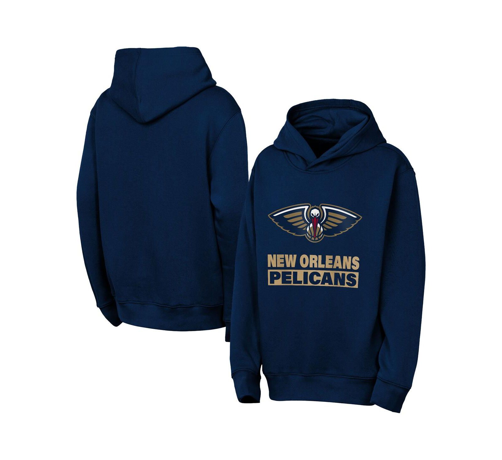 Outerstuff Худи для мальчиков и девочек Navy New Orleans Pelicans Back to the Basics