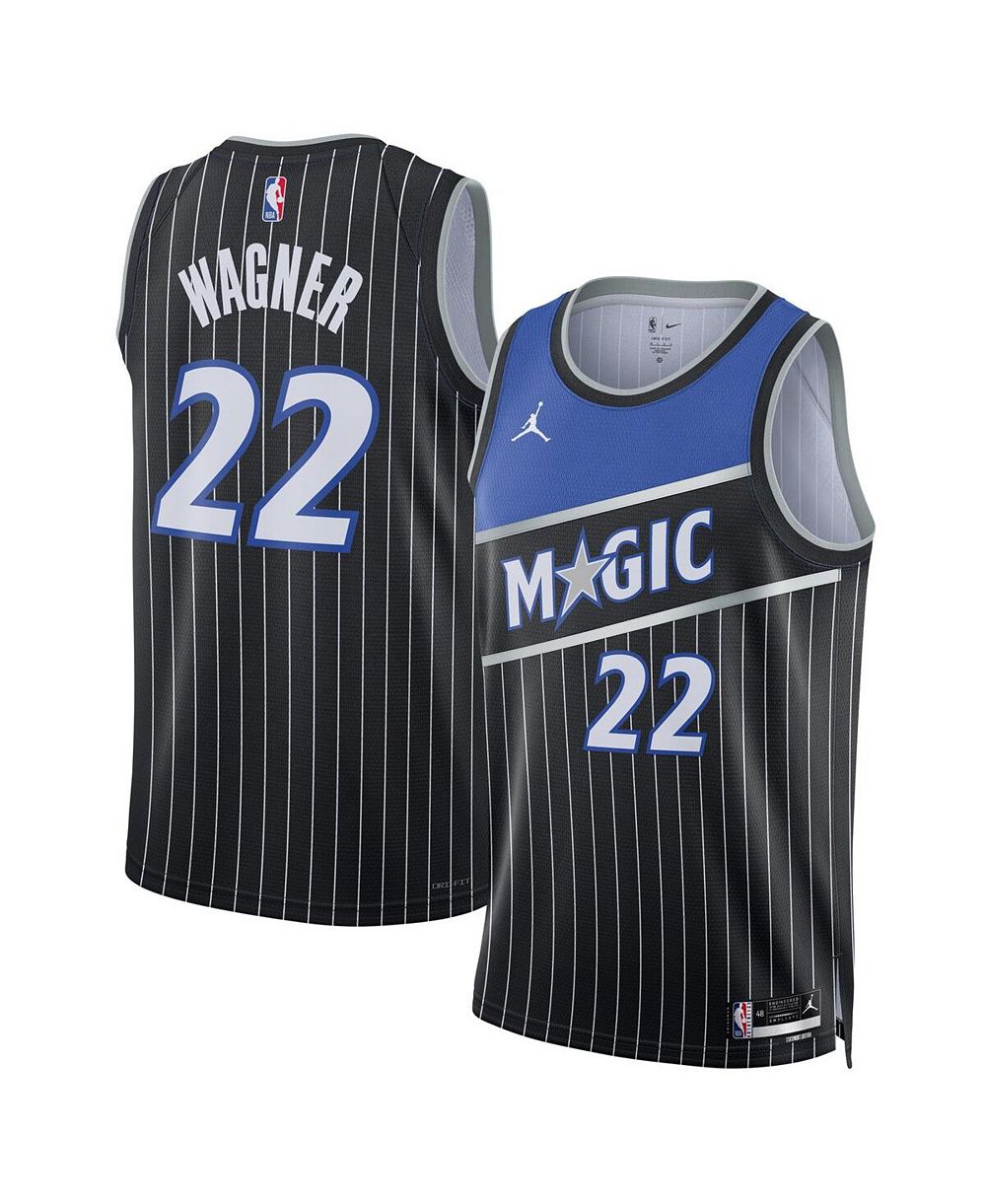 Jordan джерси Franz Wagner Black Orlando Magic Swingman для мужчин и женщин