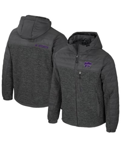 Мужская куртка-худи Colosseum Kansas State Wildcats Nightman Full-Zip