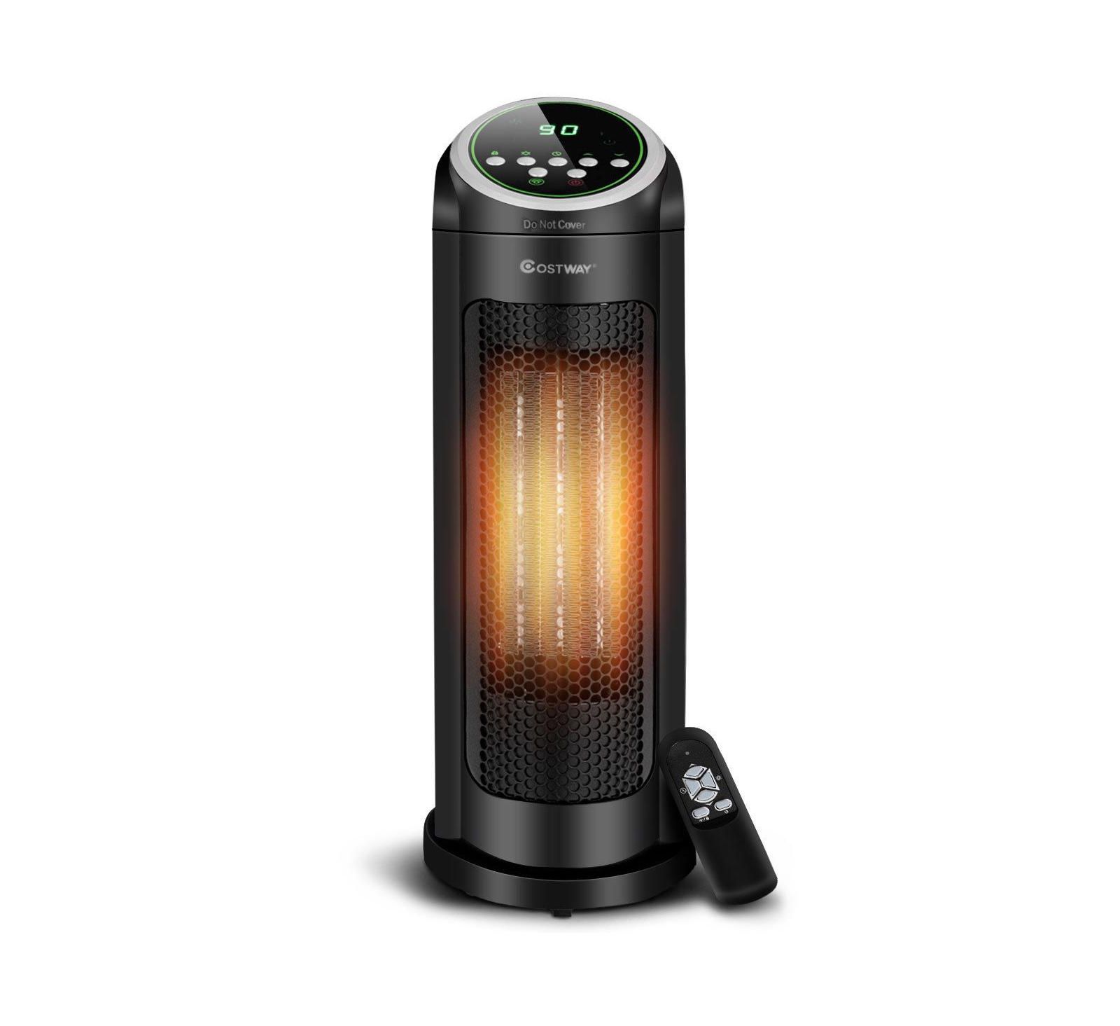 SUGIFT 1500 W LED Portable Oscillating PTC Ceramic Space Heater.