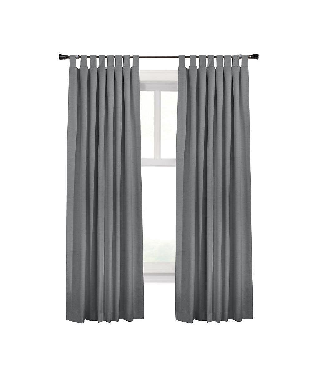 Шторы Thermaplus Commonwealth Ventura Tab Top, пара, 52x63", темно-серые