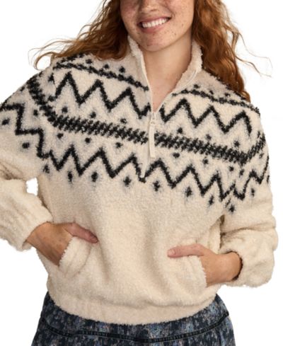 Lucky Brand Женский флисовый свитшот на молнии