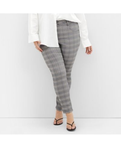 CITY CHIC Women's Bengaline Check Pant