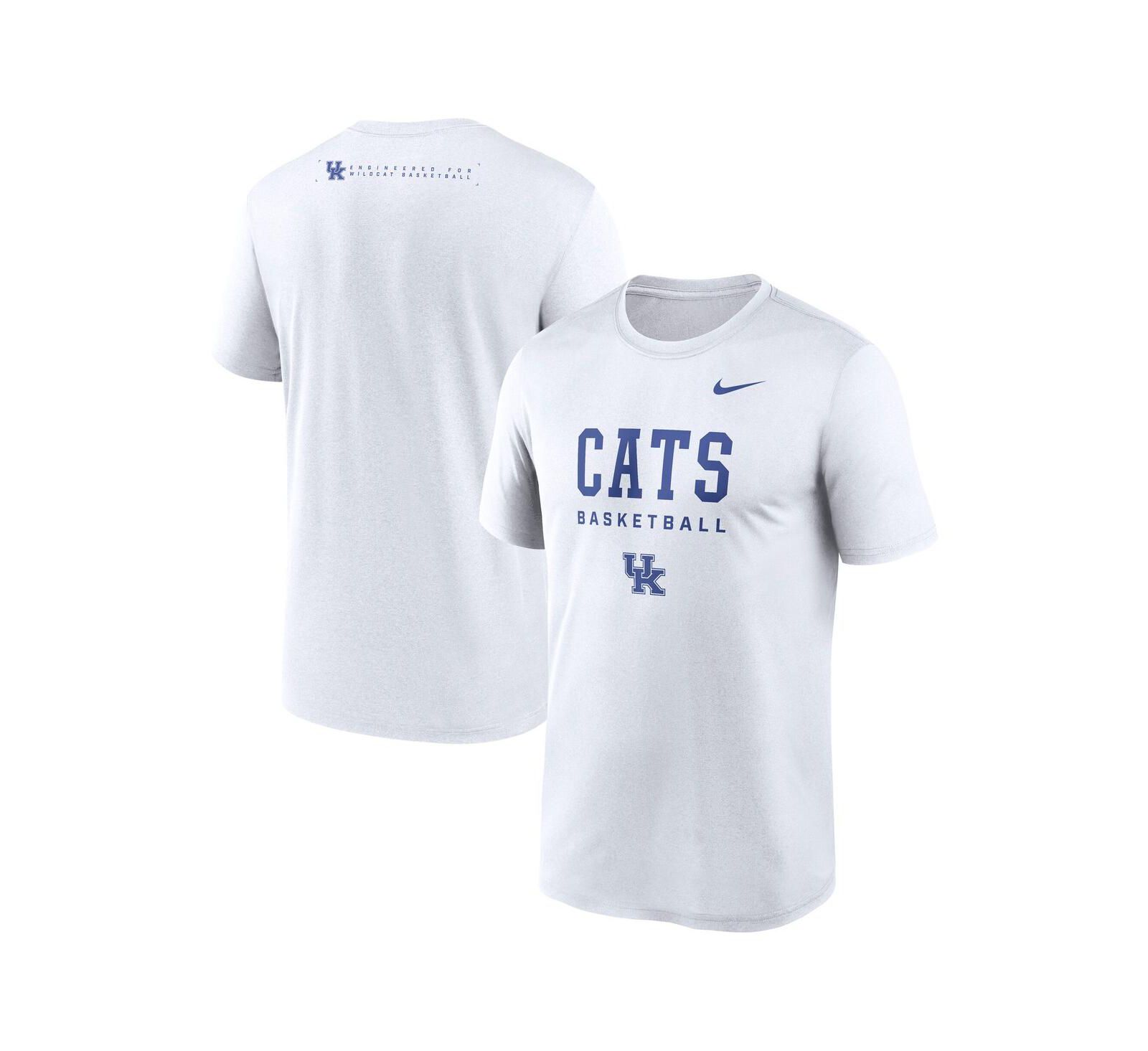 Nike Men's White Kentucky Wildcats 2025 Courtside Basketball Legend Dri-FIT T-Shirt