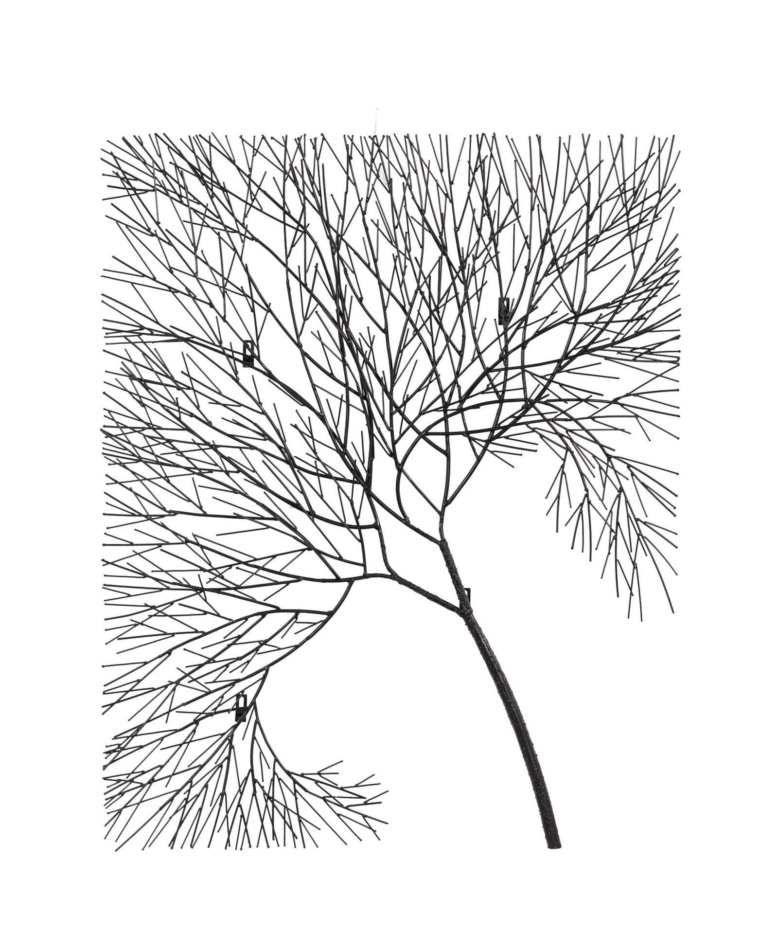 Настенное панно Phillips Collection Wire Tree, прямоугольное, металлическое