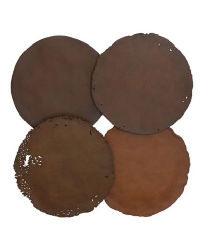 Настенные диски Phillips Collection Cast Oil Drums, 4 штуки