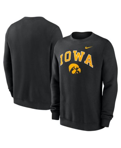 Мужское свитшот Nike Black Iowa Hawkeyes Arch Pullover