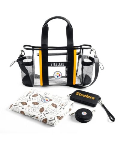Прозрачная сумка WEAR by Erin Andrews Pittsburgh Steelers для стадиона, детская