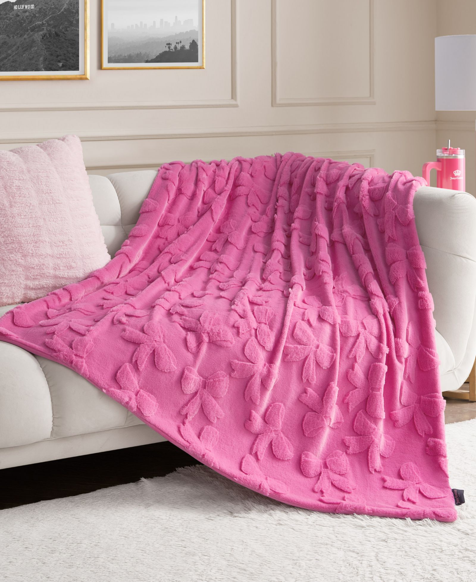 Плед Juicy Couture Faux Fur 50" x 70"