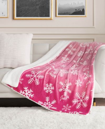 Pink Ombre Snowflake