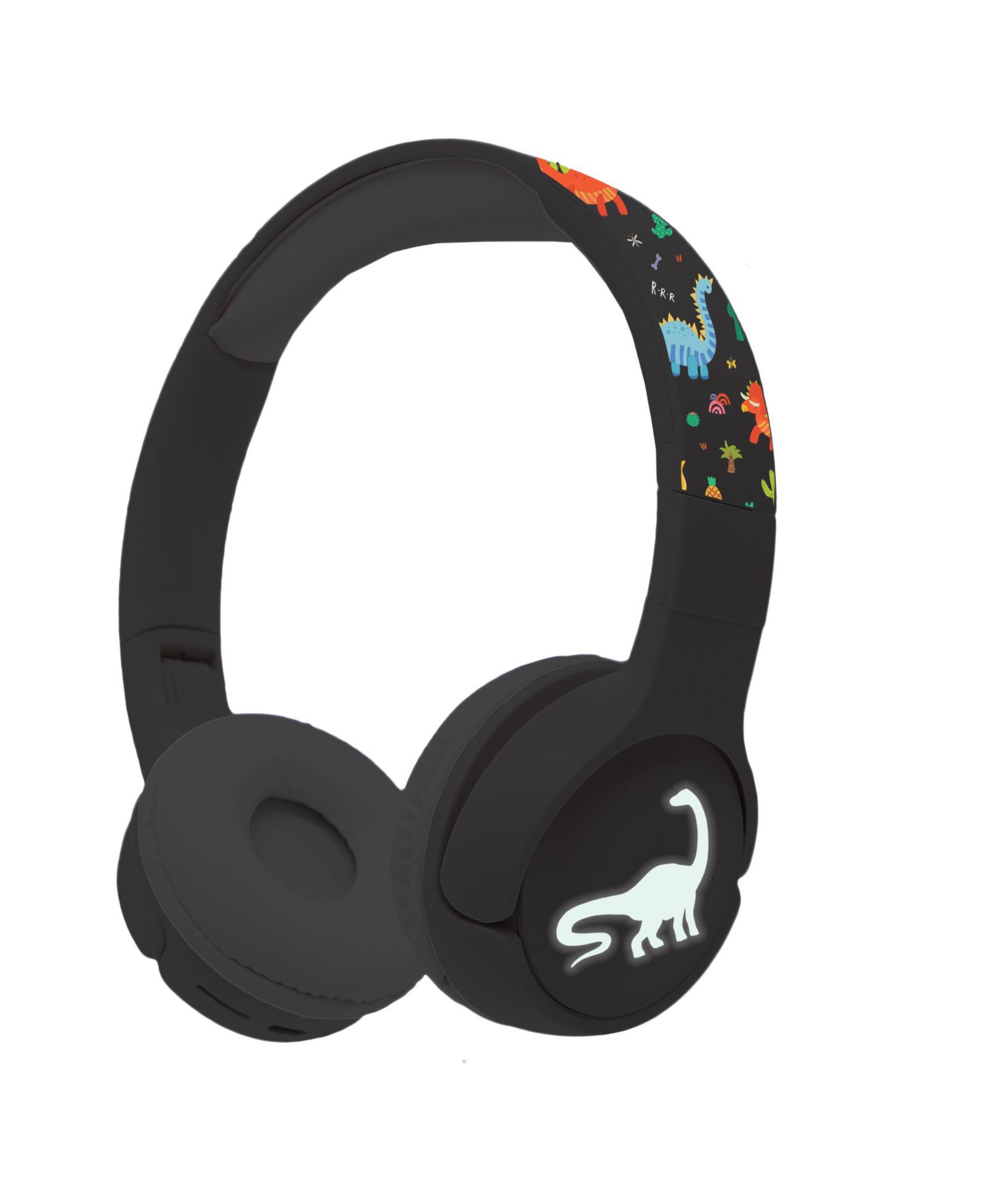 Gabbagoods BriteBeats Volume-Limiting Wireless-Bluetooth LED Light-Up Kids Headphones