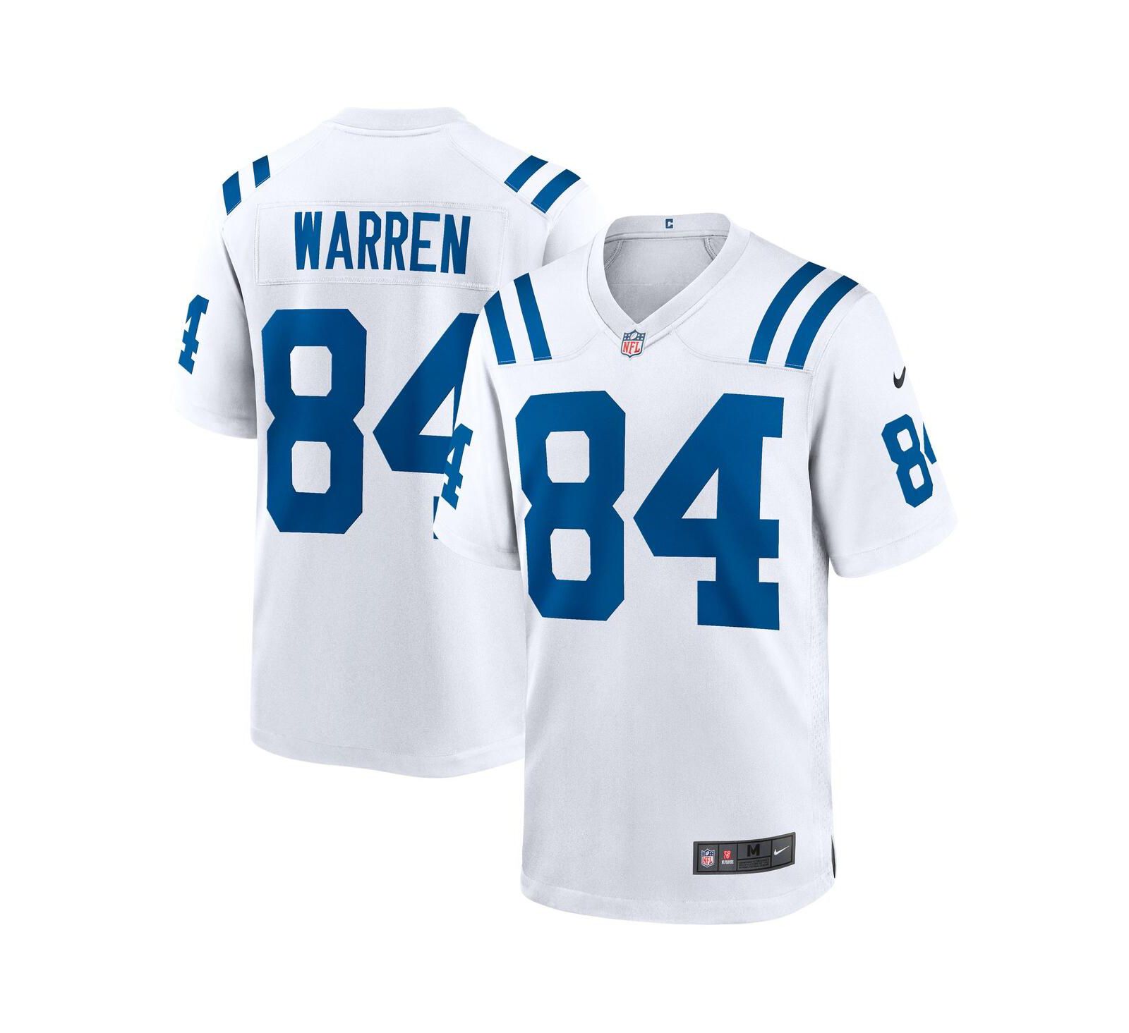 Nike Men's Tyler Warren White Indianapolis Colts Game Jersey