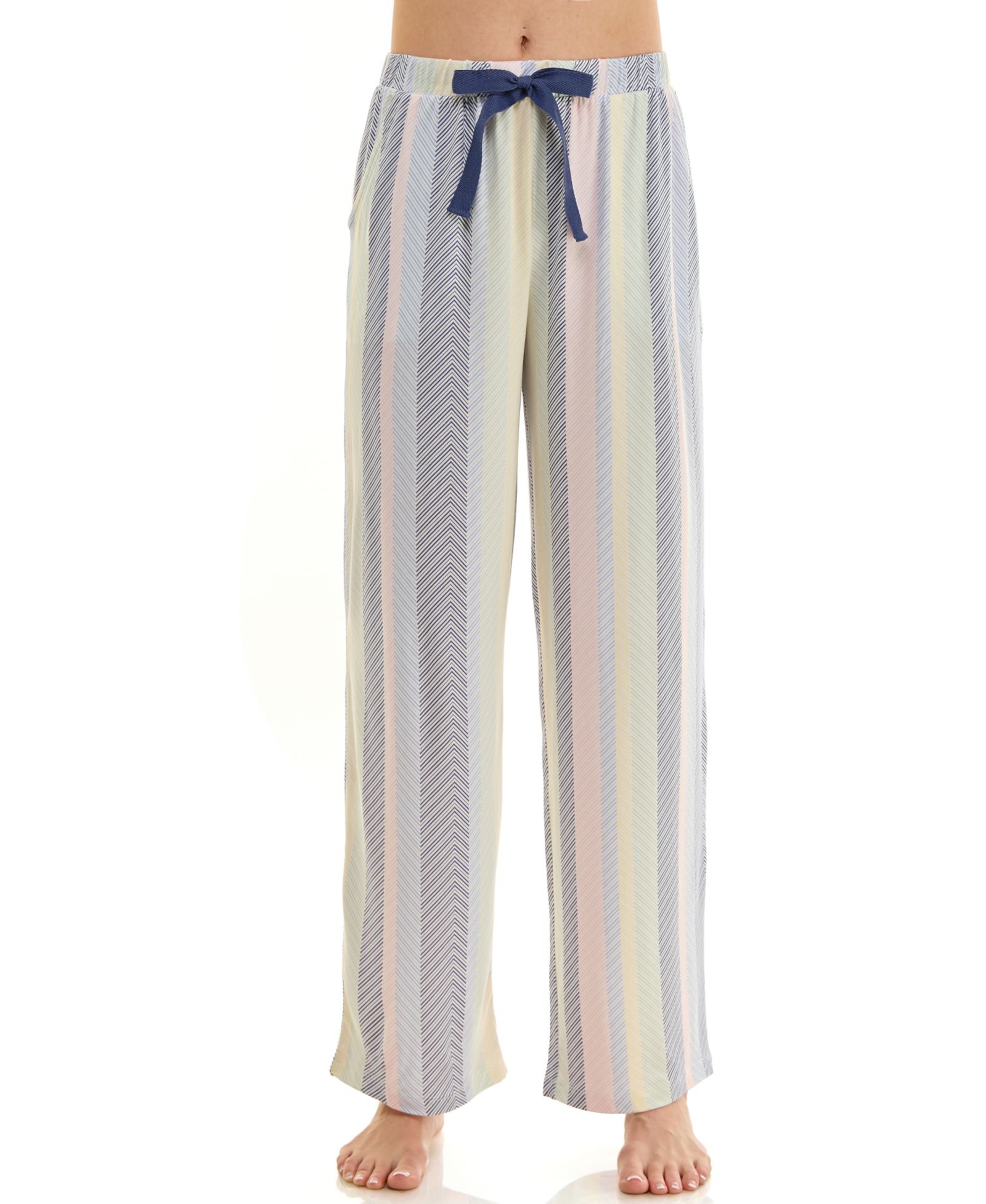 Roudelain Women's Open Leg Mid-Rise Sleep Pants