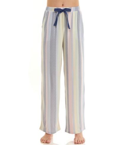 Roudelain Women's Open Leg Mid-Rise Sleep Pants