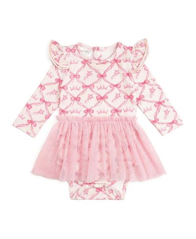 Sweet Wink Baby Girls Princess Coquette Long Sleeve Tutu Bodysuit