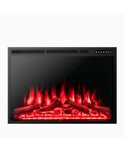 Электрический камин Sugift 37 Inch Recessed с регулируемым пламенем