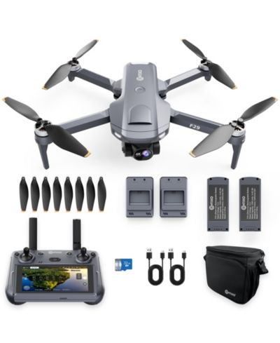 Contixo F29 4K UHD Camera with 3-Axis Gimbal Drone, 23-Min Flight Time, 5" Touchscreen Remote