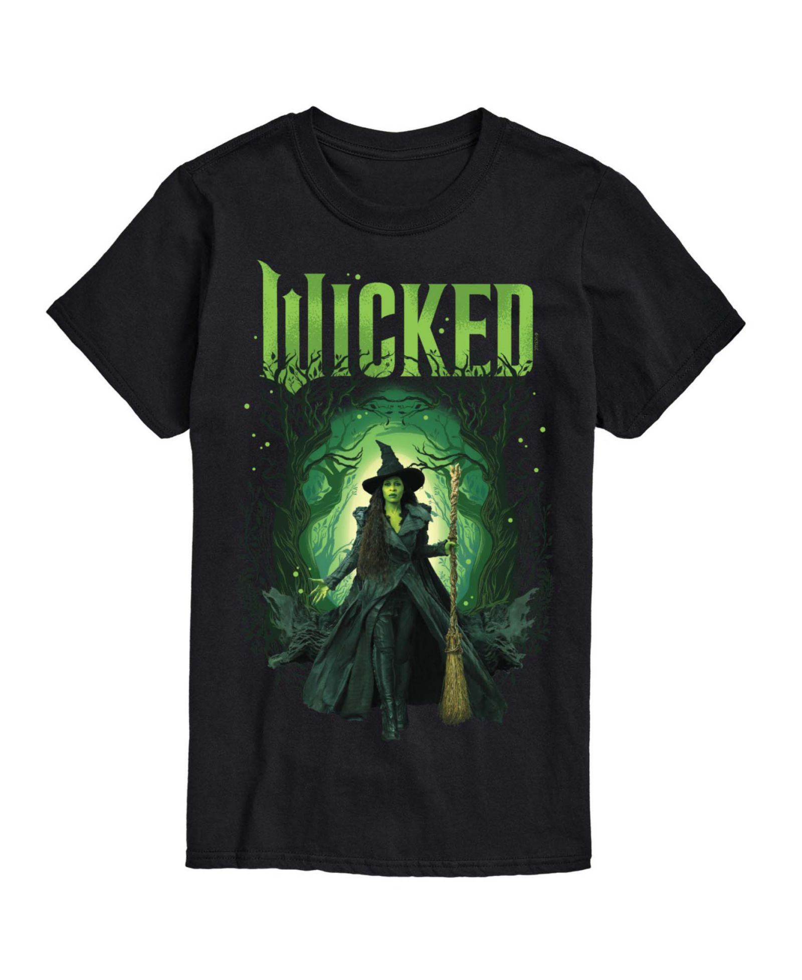 Мужская футболка AIRWAVES Wicked Part 2 Elphaba Forest Graphic Print Short-Sleeve T-Shirt