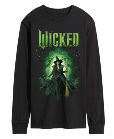 Мужская футболка AIRWAVES Wicked Part 2 Elphaba Forest с принтом и длинным рукавом
