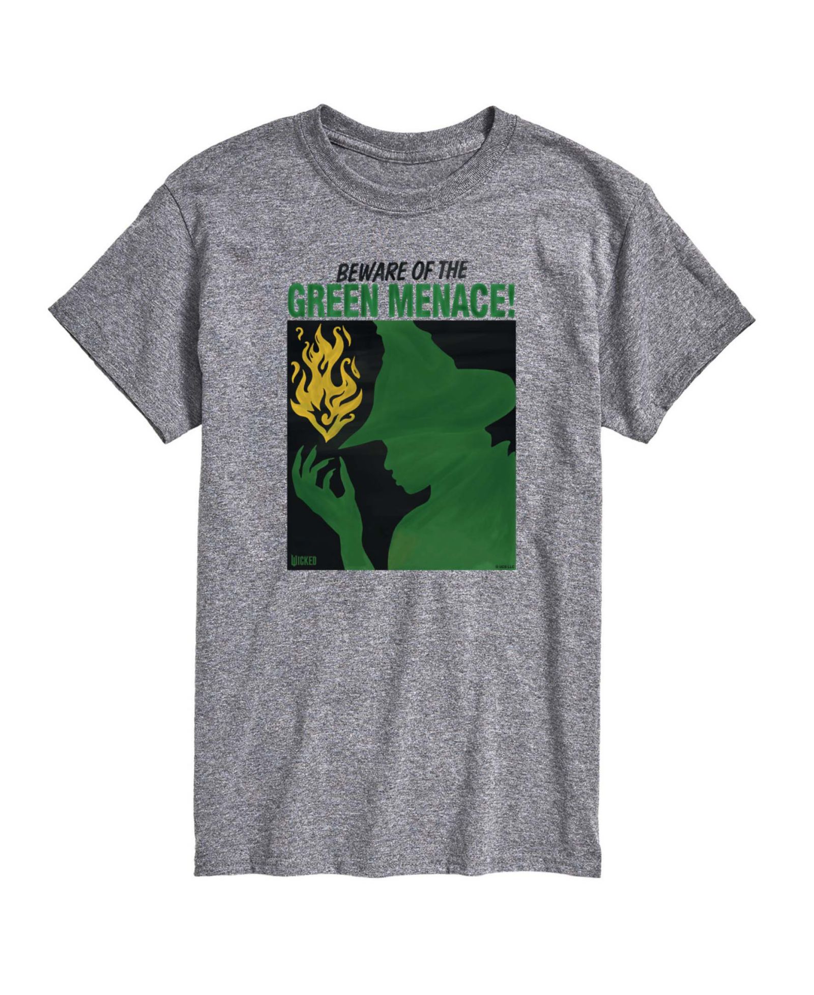 AIRWAVES Мужская футболка с принтом Wicked Part 2 Elphaba Short-Sleeve
