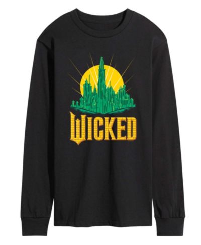 Мужская футболка AIRWAVES Wicked Part 2 Emerald City Graphic Printed Long-Sleeve