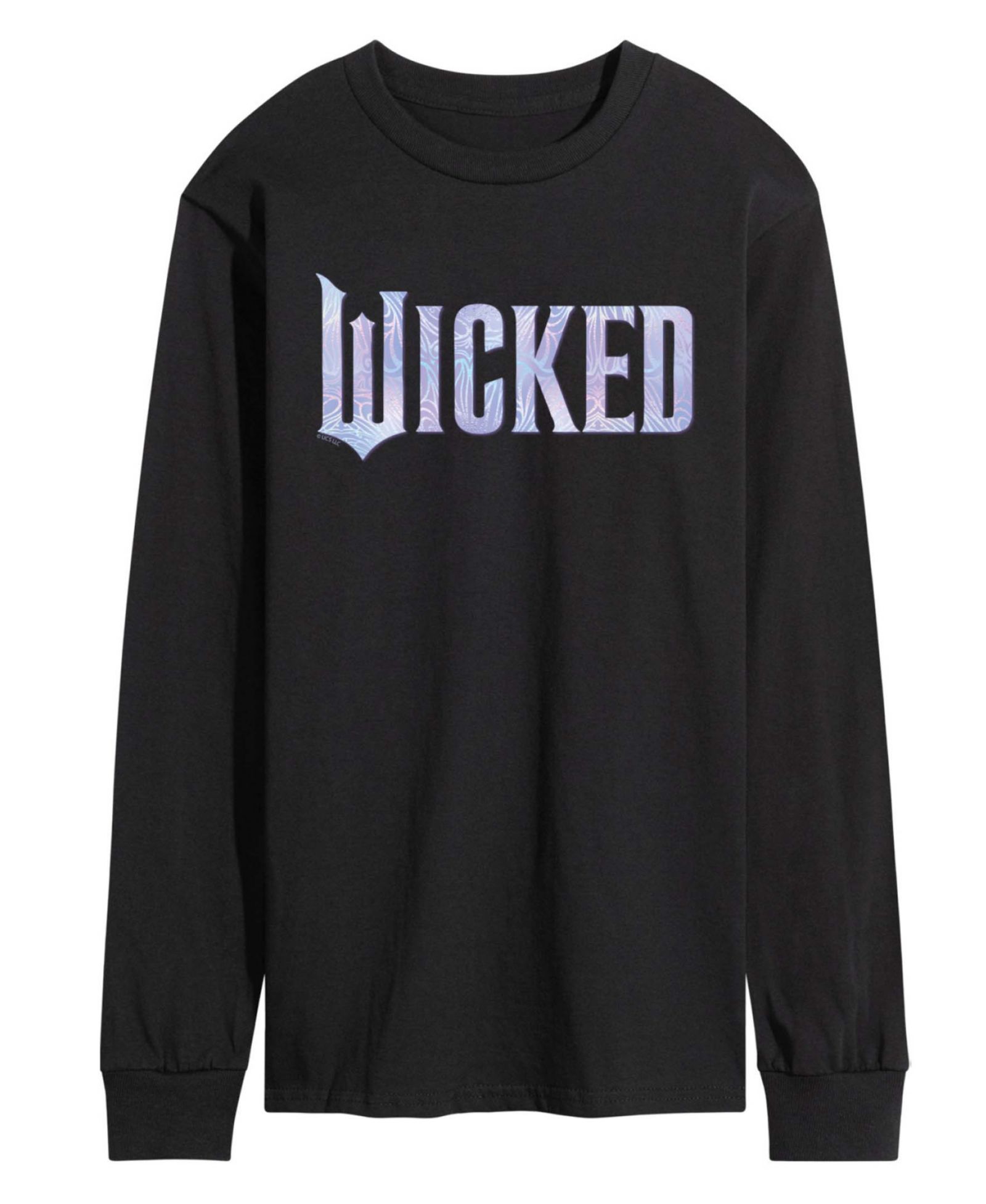Футболка AIRWAVES Men's Wicked Part 2 Sparkle Logo Graphic Printed Long-Sleeve