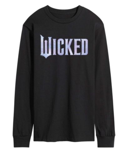 Футболка AIRWAVES Men's Wicked Part 2 Sparkle Logo Graphic Printed Long-Sleeve