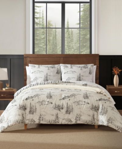 Комплект из 2-х одеял Eddie Bauer Rocky Mountain Cabin Reversible, Twin