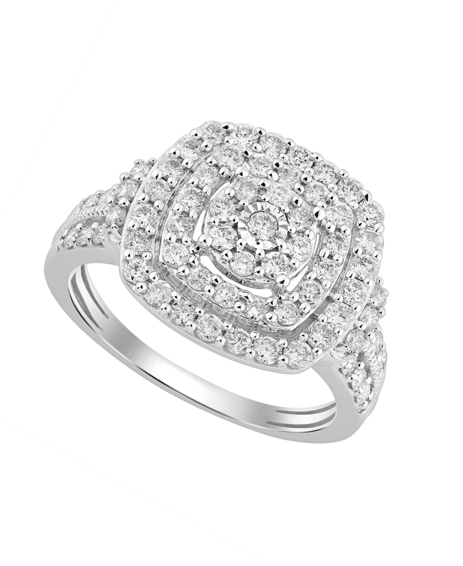 Macy's Diamond Ring (1 ct. t.w.) in 10k White Gold