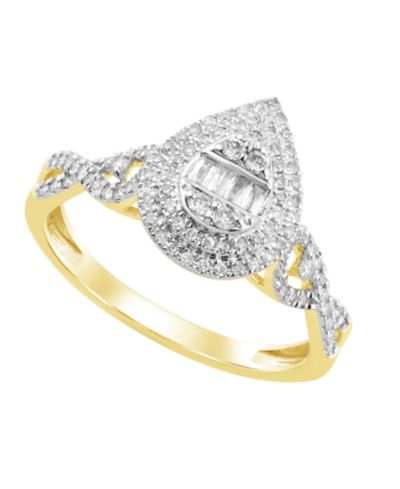Macy's Diamond Ring (1/3 ct. t.w.) in 10k Yellow Gold