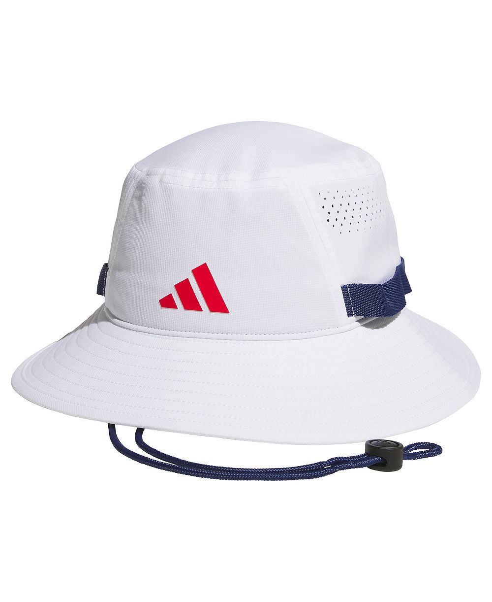 adidas Men's Adjustable-Drawstring Wide-Brim Victory 5 Bucket Hat