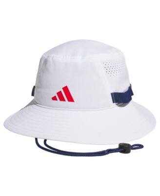 adidas Men's Adjustable-Drawstring Wide-Brim Victory 5 Bucket Hat