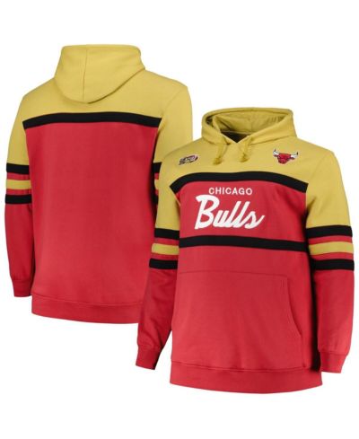 Мужское худи Mitchell & Ness Chicago Bulls Hardwood Classics Head Coach Pullover