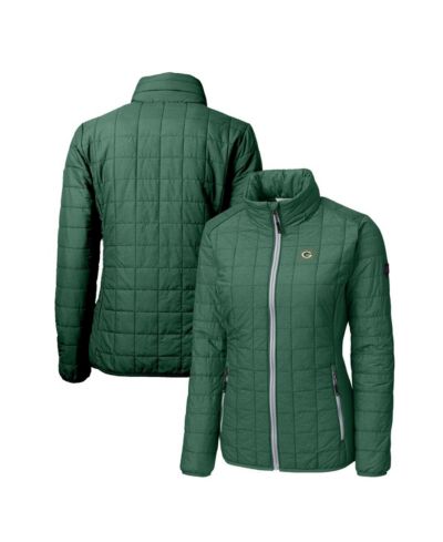 Женская пуховая куртка Cutter & Buck Green Bay Packers Rainier PrimaLoft Eco Insulated Full-Zip