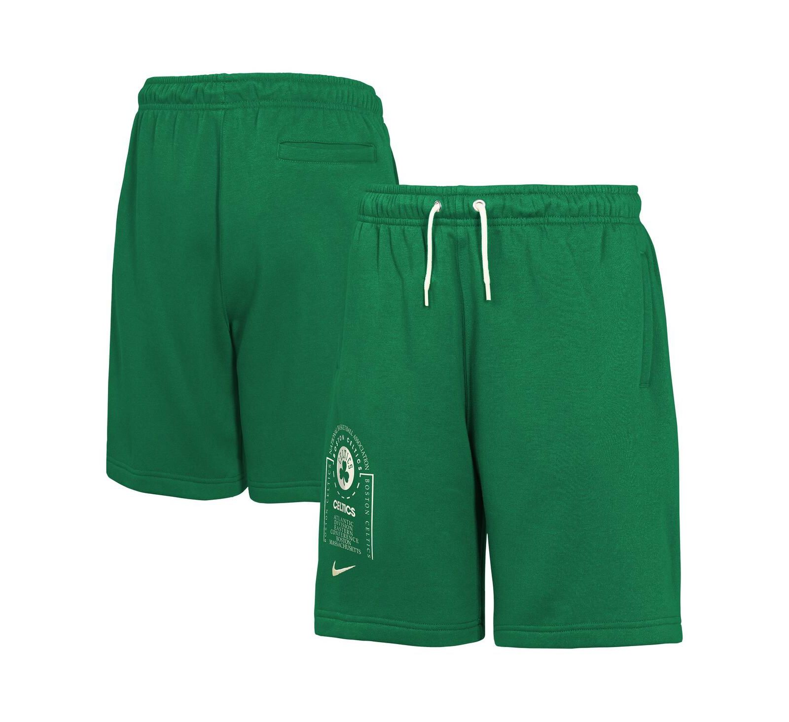 Шорты Nike Big Boys and Girls Kelly Green Boston Celtics Courtside Club Fleece