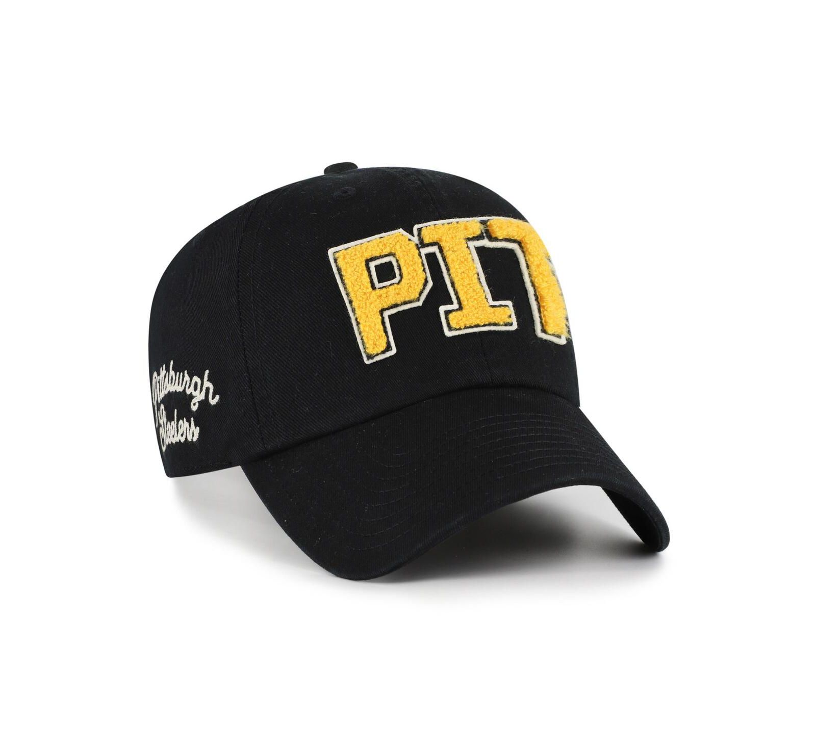 '47 Brand Women's Black Pittsburgh Steelers Zoey Clean Up Adjustable Hat