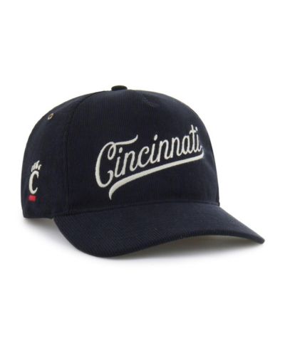'47 Brand Men's and Women's Black Cincinnati Bearcats Collections Golden Age Corduroy Hitch Adjustable Hat