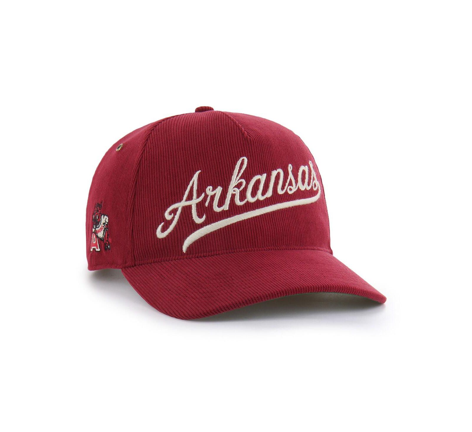 '47 Brand Men's and Women's Cardinal Arkansas Razorbacks Collections Golden Age Corduroy Hitch Adjustable Hat