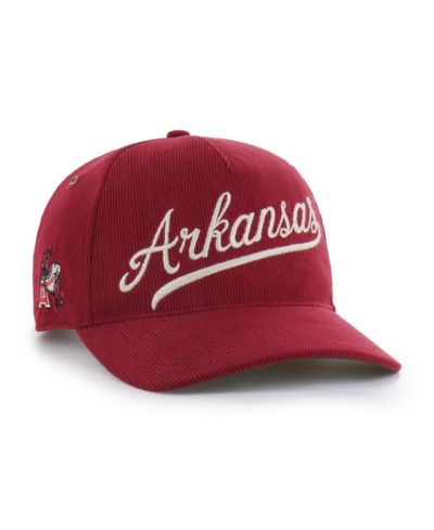 '47 Brand Мужская и Женская регулируемая кепка Arkansas Razorbacks Corduroy Hitch, золотая эра