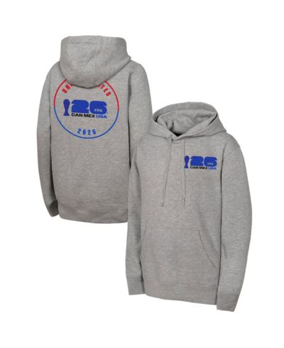 Мужское худи Outerstuff Heather Gray FIFA World Cup 2026 Graphic