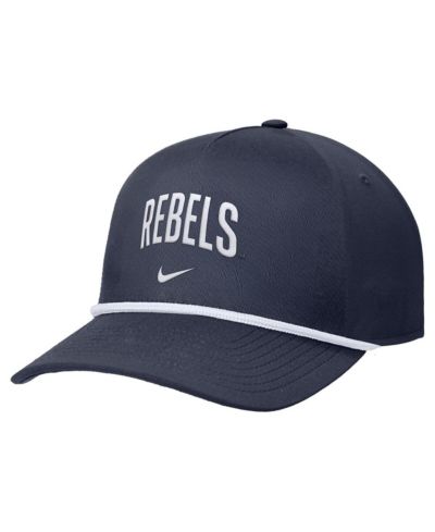 Мужская кепка Nike Ole Miss Rebels Rise, темно-синяя, регулируемая