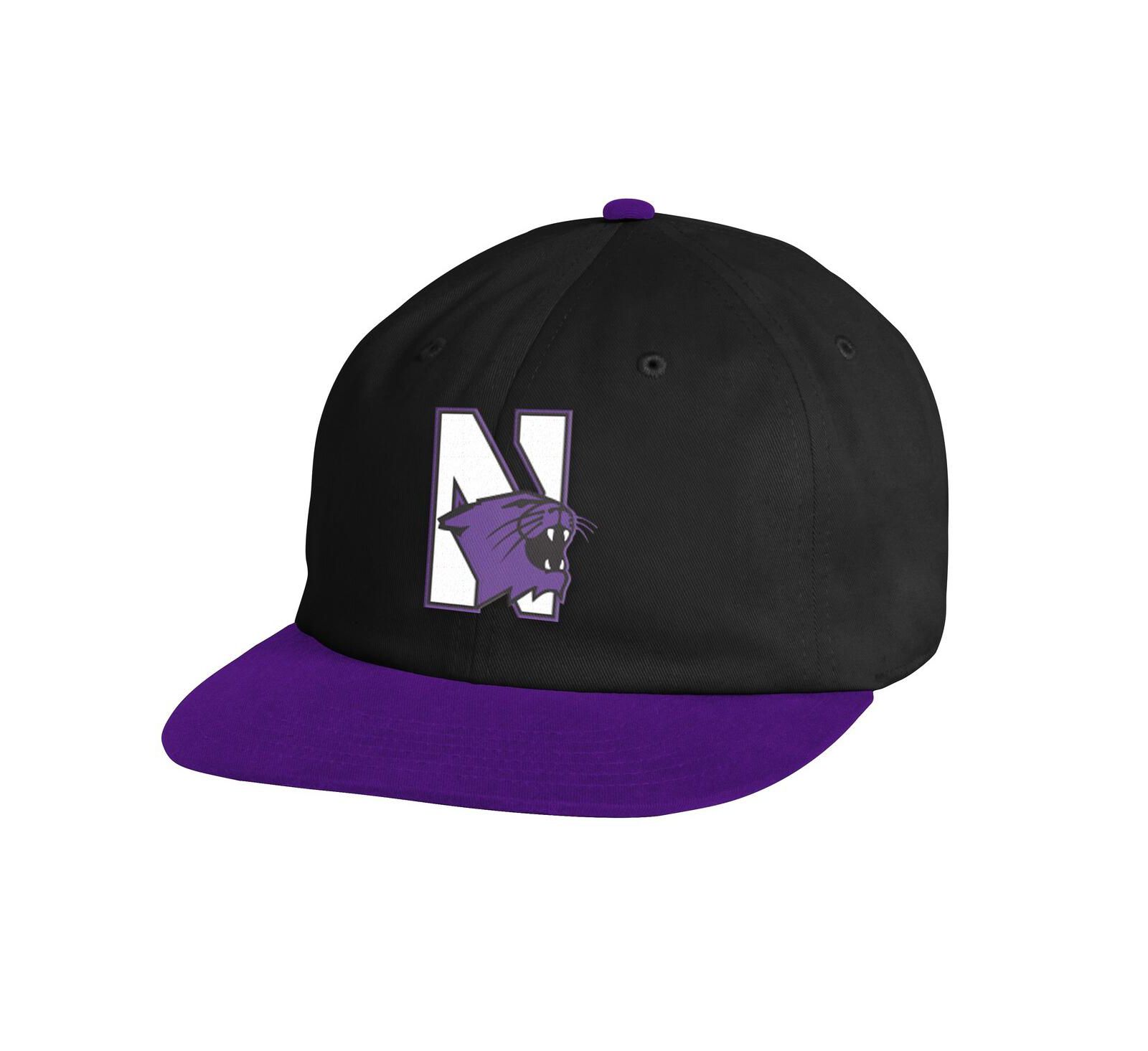 Мужская кепка Under Armour Black Northwestern Wildcats City Collection Iso-Chill Snapback