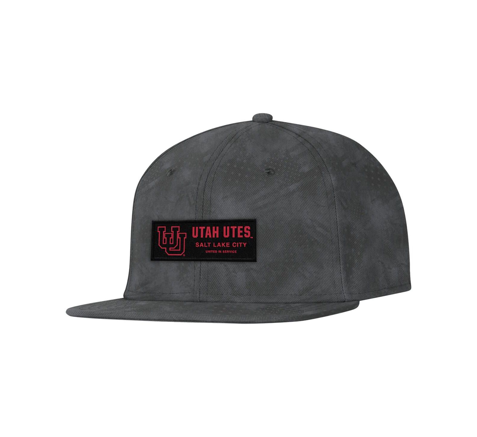 Мужская кепка Under Armour Charcoal Utah Utes Freedom Collection ArmourFuse Snapback