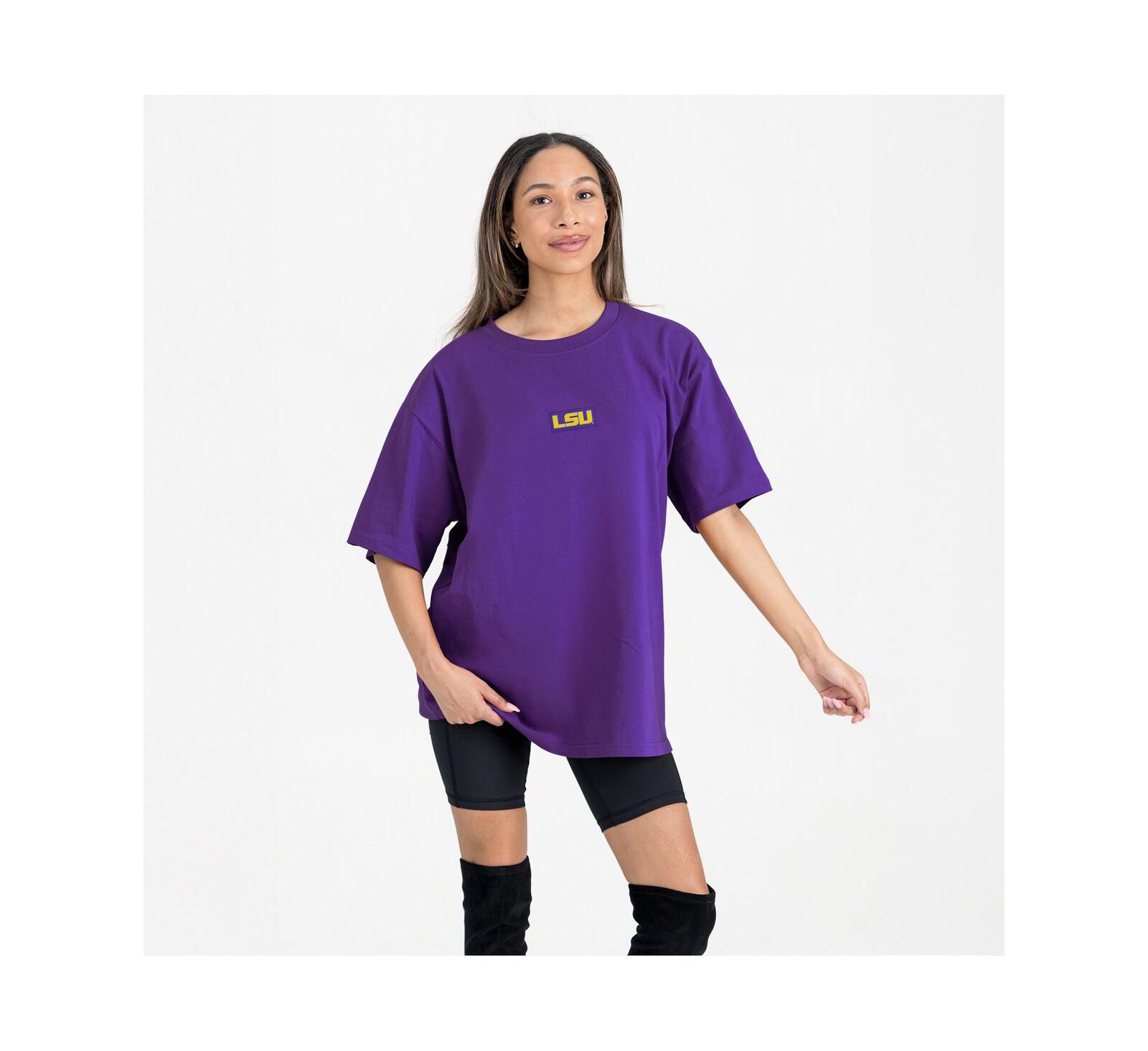 Gameday Couture Женская футболка оверсайз Purple LSU Tigers Back at Ya