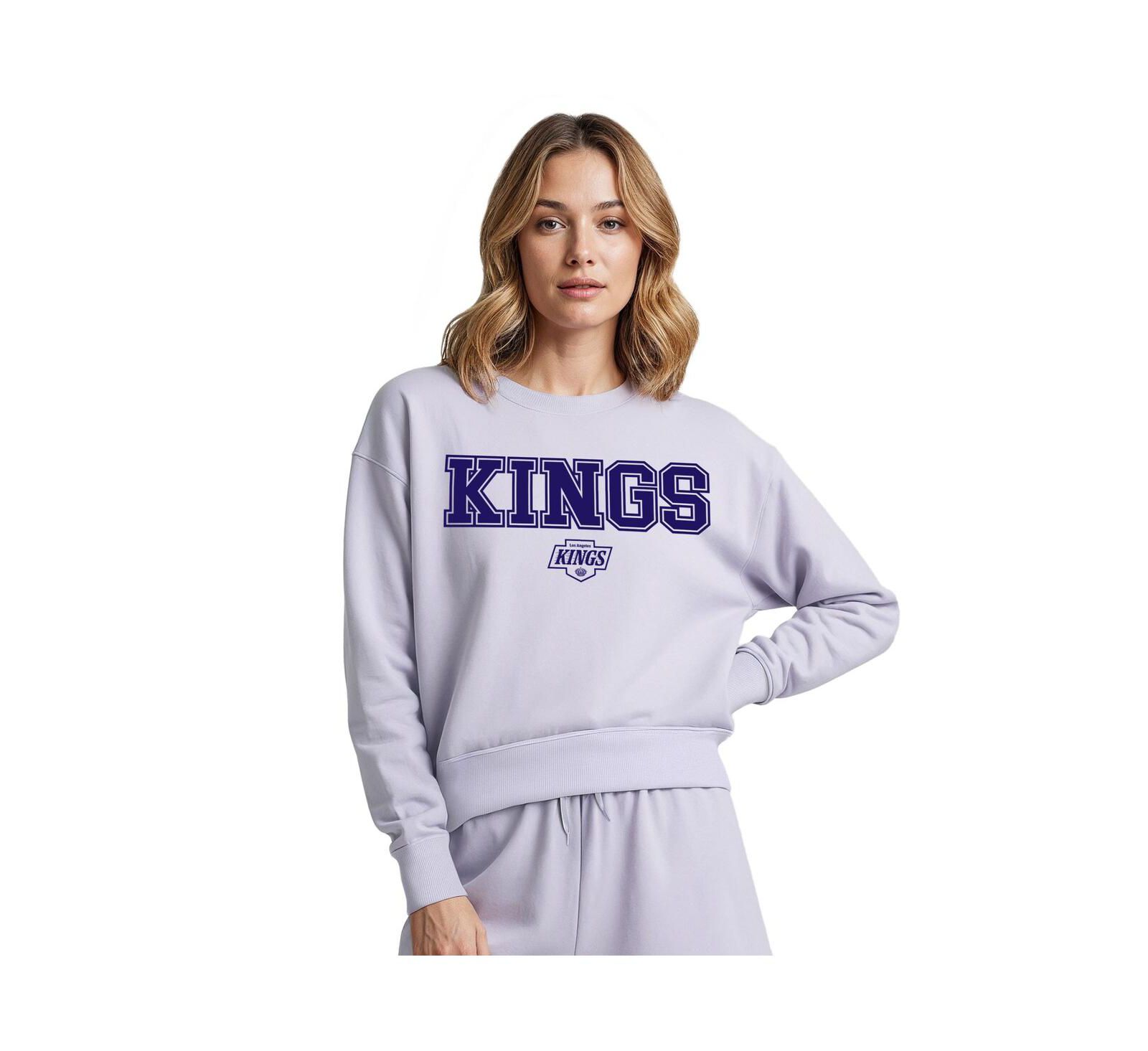 Женская толстовка Concepts Sport Light Purple Los Angeles Kings Tonal Pullover