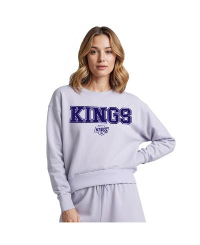 Concepts Sport Women's Light Purple Los Angeles Kings Tonal Pullover Sweatshirt