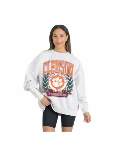 Женский свитшот Gameday Couture Clemson Tigers Premium Fleece Drop Shoulder Oversized